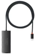 Хаб Baseus Lite Series 4-Port Type-C HUB Adapter Type-C to USB 3.0*4 1m WKQX030401 Black - изображение 2