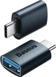 Переходник Baseus Ingenuity Series Mini OTG Adaptor Type-C to USB-A 3.1 ZJJQ000003 Blue - изображение 2