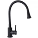Смеситель кухонный і Globus Lux ALPEN SBT1-203SA-BB-B01 с гибким изливом черный - изображение 5
