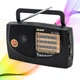 Портативный FM радиоприемник КІРО KB 3О8 ФМ радио проигрыватель на батарейках от сети - изображение 1