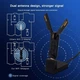 Адаптер WiFi 6E 2.4/5/6GHz 160MHz RTL8832CU USB3.0 802.11AX Mu-MIMO 1024-QAM 2х5 дБ с подставкой - изображение 6