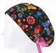 Медицинская шапочка женская HeadwearUniverse универсальная принт Бабочки на коричневом - изображение 3