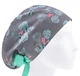 Медицинская шапочка женская HeadwearUniverse универсальная принт Фламинго на листьях - изображение 1