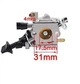 Карбюратор Falcon Premium для STH SR430, SR431, SR450, BR350, BR430, BR450, для повітродувки, C1Q-S210, C1Q-S209C, 42441200606, 42291290901, 42241200603 (KRB357) - зображення 4