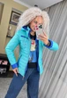 Fashions • Куртка трансформер женская Entony Fashions 66 мята (№3503/а-бр-мк) - изображение 5