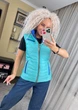 Fashions • Куртка трансформер женская Entony Fashions 46 мята (№3503/а-бр-мк) - изображение 14