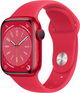 Smartwatch Apple Watch Series 8 GPS 41mm (PRODUCT)RED Aluminium Case with (PRODUCT)RED Sport Band (MNP73/A) - obraz 1