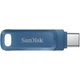USB флеш накопичувач SanDisk 64GB Dual Drive Go Navy Blue USB 3.1 + Type-C (SDDDC3-064G-G46NB) - зображення 1