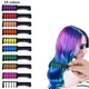 Крейда для волосся кольорова Hair chalk 10 кольорів - зображення 1