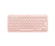 Клавиатура беспроводная Logitech K380 for Mac Multi-Device Bluetooth Keyboard Rose (920-010406) - изображение 1