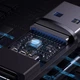 Адаптер c USB 3.1 на type-C Baseus для быстрой зарядки или конвертации 10 Gbps Синий (1012-893-00) - изображение 4