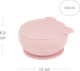 Глубокая тарелка с крышкой на присоске MinikOiOi Bowly Pinky Pink (101080002) - изображение 2
