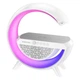 Беспроводная Bluetooth Колонка Borofone DR08 с Беспроводной Зарядка Телефона |RGB,BT 5.1,AUX,TF,USB, 3h| Белая - изображение 2