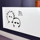 Полка для роутера Wi-Fi Рик и Морти коробка 40*20*10 см Белая - изображение 3