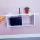 Полка для роутера Wi-Fi коробка 40*20*10 см Белая - изображение 3