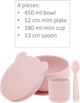 Набор для кормления силиконовый MinikOiOi BLW Set I Pinky Pink (101070055) - изображение 2