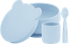 Набор для кормления силиконовый MinikOiOi BLW Set I Mineral Blue (101070056) - изображение 1