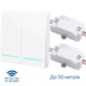 Комплект бездротового вимикача з реле 2 канали Smartul RB2 RF433 white - зображення 1