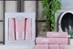 Набор из 3-х махровых полотенец Gulcan. Ornament light pink-50х90+50х90+70х140 (3 предмета) - изображение 1