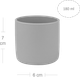 Чашка силиконовая MinikOiOi Mini Cup Powder Grey (101100004) - изображение 2