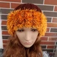 Вязаная шапка с отворотом - Женская шапка связанная вручную - изображение 3