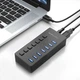 USB hub Acasis H707 на 7 портов USB 3.0 (Черный) - изображение 2