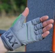 Перчатки для фитнеса MadMax MFG-860 Wild Grey/Green XL - изображение 4