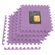 Мат-пазл (ластівчин хвіст) Cornix Mat Puzzle EVA 120 x 120 x 1 cм XR-0232 Purple - зображення 1