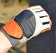 Перчатки для фітнесу MadMax MFG-850 Crazy Grey/Orange S - зображення 4