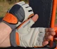 Перчатки для фітнесу MadMax MFG-850 Crazy Grey/Orange S - зображення 6