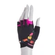 Рукавички для фітнесу MadMax MFG-770 Flower Power Gloves Black/Pink XS - изображение 2