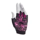 Рукавички для фітнесу MadMax MFG-770 Flower Power Gloves Black/Pink XS - изображение 3