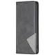 Чехол-книжка с кармашками UniCase Geometric Pattern для Honor 90 - Black - изображение 3
