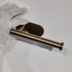 Держатель туалетной бумаги из нержавейки Fumei LS-S304 S16 Золотистый - изображение 3