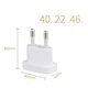 Переходник сетевой с защитой от детей ProZone AC9600 Compact US to EU Plug Белый - изображение 4