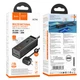 Сетевое зарядное устройство удлинитель Hoco AC9A 2 USB/Type-C PD QC 30W 1 розетка 1.5m черный - изображение 4