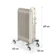 Масляный обогреватель Klarstein Thermaxx Retroheat 2000 Вт - зображення 9