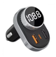Автомобільний ЗП з FM-модулятором Proove FM Launcher Sound Link 30W (PD+QC3.0) Type-C+USB - зображення 1