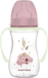Пляшка антиколікова Canpol Babies Easystart Sleepy Koala з широким отвором Рожева 240 мл (35/237_pin) - зображення 1