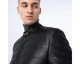 Чоловіча стьобана куртка з екошкіри чорний 97_9P_156_1_2XL, XXL - изображение 6