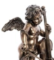 Статуэтка Veronese Ангел с виолончелью 20 см 1906299 бронзовое покрытие - изображение 3