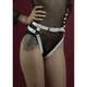 Гартеры Feral Feelings - Belt Briefs белые, трусики, натуральная кожа - изображение 2