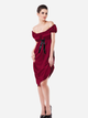 Еротичний пеньюар DKaren Plus Size Slip Anabel 9XL Crimson (5903251415829) - зображення 1