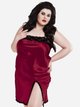 Еротичний пеньюар DKaren Plus Size Slip Bella 4XL Crimson (5902230069312) - зображення 1