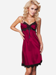 Еротичний пеньюар DKaren Plus Size Slip Viola 6XL Crimson (5903251392137) - зображення 1