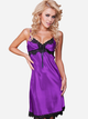 Еротичний пеньюар DKaren Plus Size Slip Viola 5XL Violet (5903251420083) - зображення 1