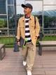Ветровка мужская Uniqlo 72812174 XS Коричневая (1159791202) - изображение 7