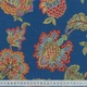 Ткань жаккард спина цветы/ spina фон синий (140см 288г/м² пог.м) (166716) - изображение 2