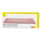 Клавиатура Baseus K01A Wireless Tri-Mode Keyboard |2.4G/BT1+BT2, 2xAAA Battery| розовая - изображение 6