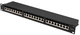 Патч-панель Lanberg 19" 1U 24 порти Cat 6a Black (PPSA-1024-B) - зображення 1